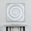 Silver Spiral Framed Canvas -Taskers Sale Shop Silver Spiral Framed Canvas