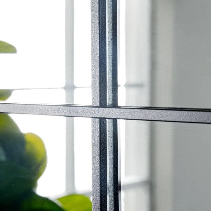 Small Squared Window Mirror - Black 4 Small Squared Window Mirror - Black - Image 2