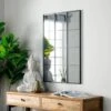 Small Squared Window Mirror - Black -Taskers Sale Shop Small Squared Window Mirror Black 1