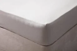 Grey Brushed Cotton Fitted Sheet - Multiple Sizes