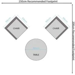 Sofia Bistro Set 24 Sofia Bistro Set -Taskers Sale Shop Sofia Bistro Footprint