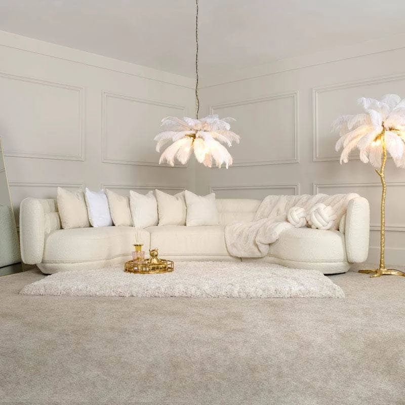 Sofia Curved Sofa - Natural 4 Sofia Curved Sofa - Natural - Image 2