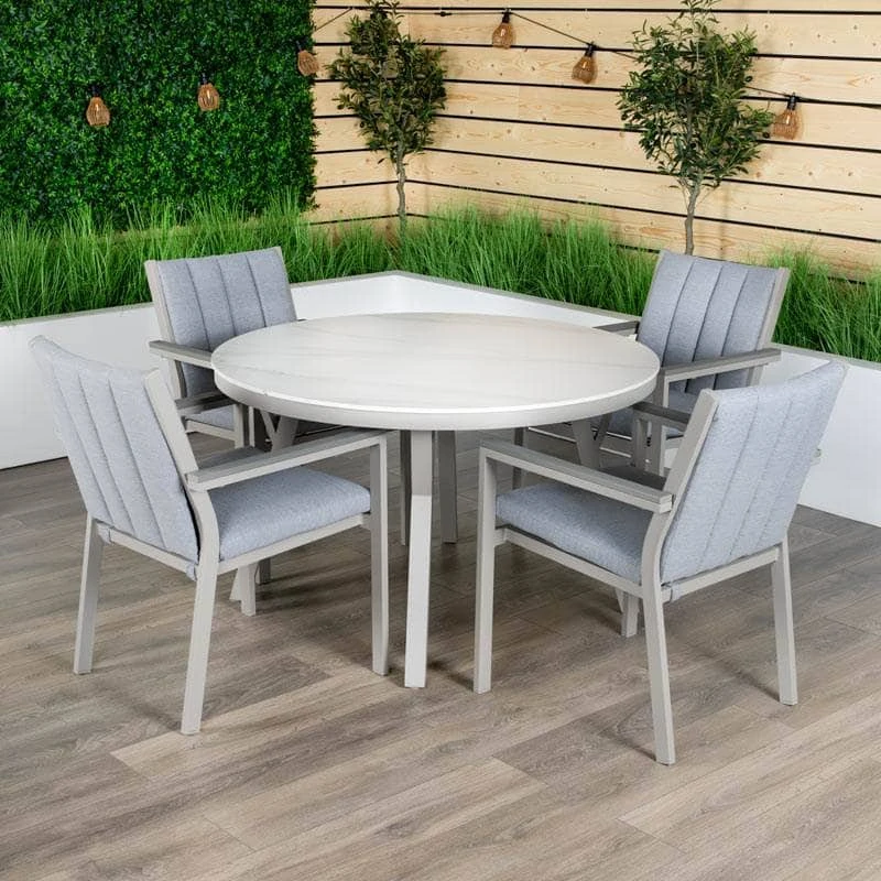 Sofia Round 4 Seater Dining Set 4 Sofia Round 4 Seater Dining Set - Image 2