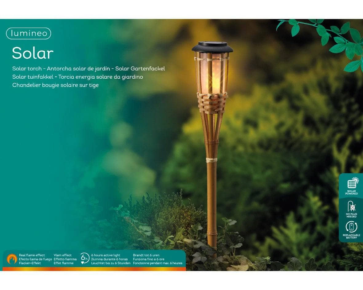 Solar Bamboo Flame Torch 6 Solar Bamboo Flame Torch - Image 4