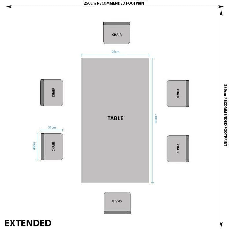 Sorrento Table & 6 Chairs 15 Sorrento Table & 6 Chairs - Image 13