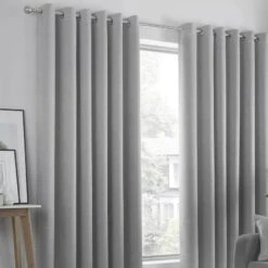 Fusion Strata Curtains - Silver 7 Fusion Strata Curtains - Silver -Taskers Sale Shop Strata Silver Dimout Curtains