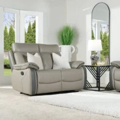Tivoli 2 Seat Reclining Sofa - Grey