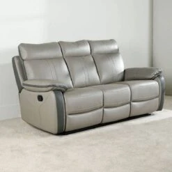 Tivoli 3 Seat Reclining Sofa - Grey 15 Tivoli 3 Seat Reclining Sofa - Grey -Taskers Sale Shop Tivoli 3 Seat Reclining Sofa 1