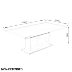 Amalfi Extending Dining Table - White -Taskers Sale Shop Untitled 3 ca7854d4 7d67 4317 aca3 786e6768ad03