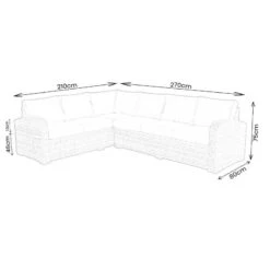 Veloce Lounge Corner Garden Set -Taskers Sale Shop Veloce Corner Sofa Dimensions