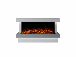Bespoke Fireplaces Verona Marble 1250 X Suite -Taskers Sale Shop Verona 1250 Polar White and Italian Grey