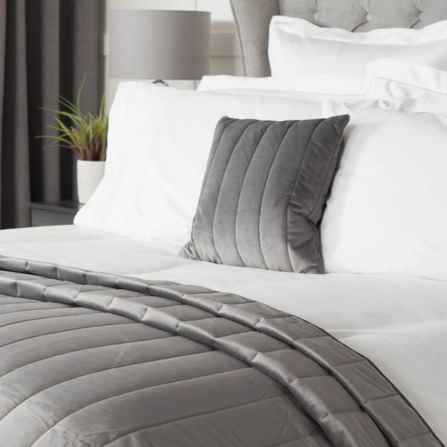 Verona Cushion - Charcoal 3 Verona Cushion - Charcoal