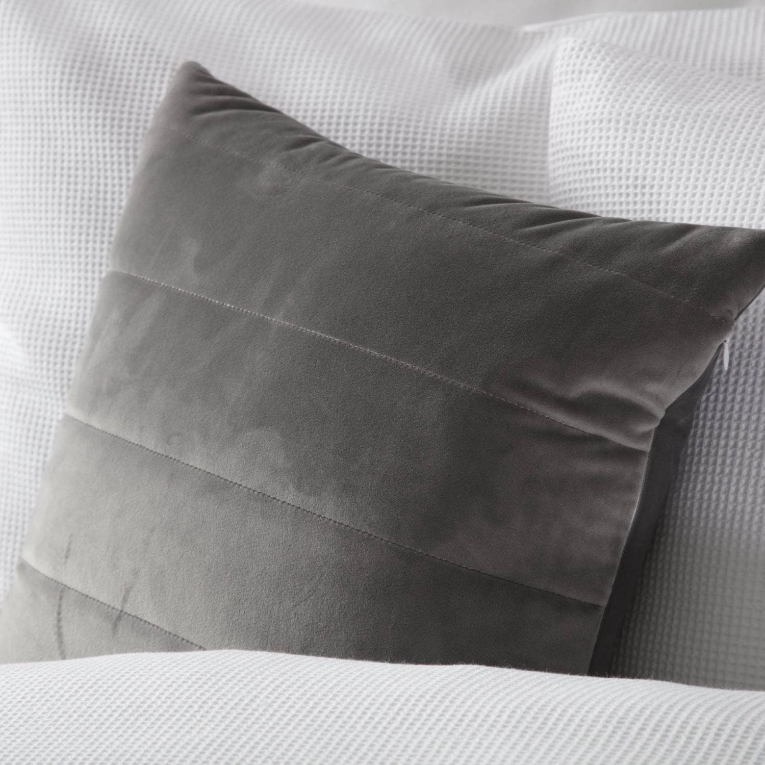 Verona Cushion - Charcoal 4 Verona Cushion - Charcoal - Image 2