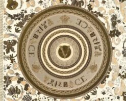 Versace Pearl Beige Baroque Panel Wallpaper - 387056