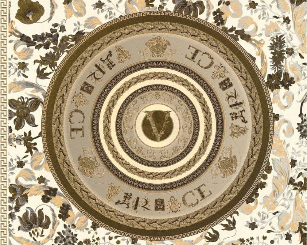 Versace Pearl Beige Baroque Panel Wallpaper - 387056 3 Versace Pearl Beige Baroque Panel Wallpaper - 387056