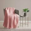 Waffle Throw - Coral 1 Waffle Throw - Coral -Taskers Sale Shop Waffle Throw Coral 1