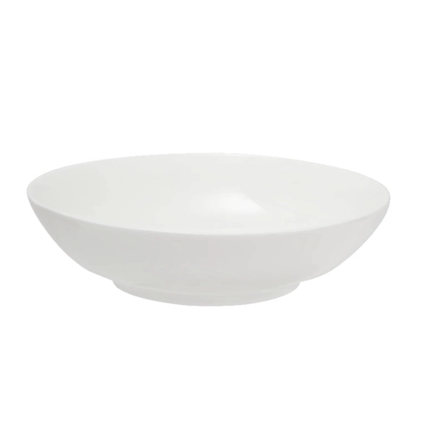 Basics Coupe Shallow Bowl - White 3 Basics Coupe Shallow Bowl - White