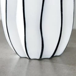 White & Black Striped Vase -46cm 11 White & Black Striped Vase -46cm -Taskers Sale Shop White Black Striped Vase 46cm 5