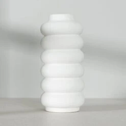 White Bubble Vase - 29.5cm 10 White Bubble Vase - 29.5cm -Taskers Sale Shop White Bubble Vase 29.5cm