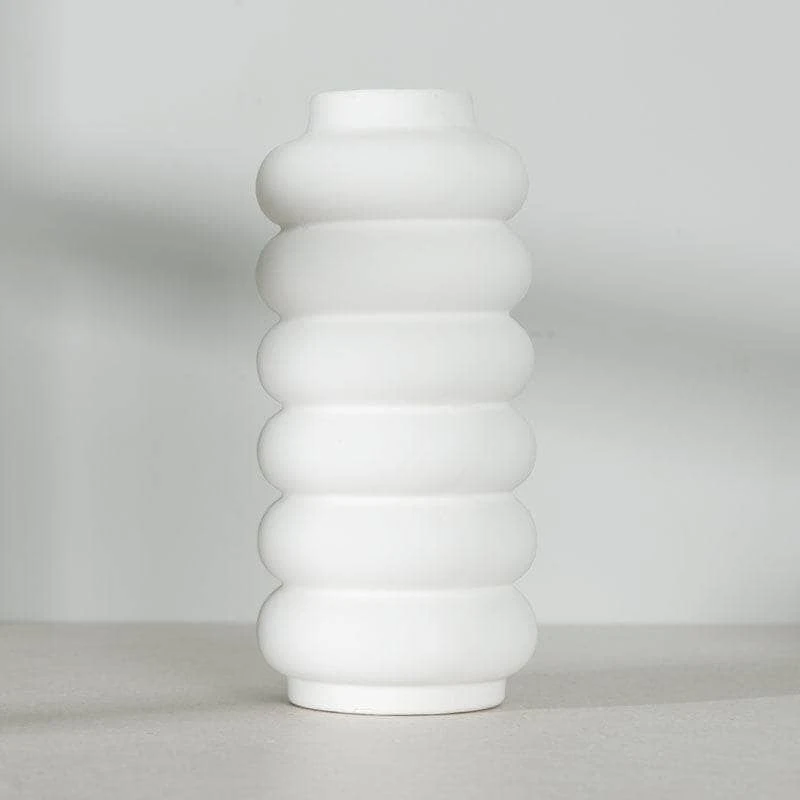 White Bubble Vase - 29.5cm 6 White Bubble Vase - 29.5cm - Image 4