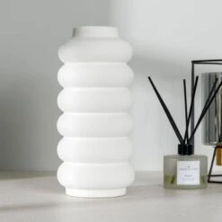 White Bubble Vase - 29.5cm