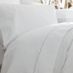 Egyptian Cotton Oxford Duvet Cover - White 8 Egyptian Cotton Oxford Duvet Cover - White -Taskers Sale Shop White Oxford Duvet Cover 1