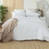 Egyptian Cotton Oxford Duvet Cover - White -Taskers Sale Shop White Oxford Duvet Cover 2
