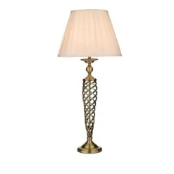 Zaragoza Table Lamp Complete With Shade Antique Brass 8 Zaragoza Table Lamp Complete With Shade Antique Brass -Taskers Sale Shop Zaragoza Table Lamp Complete With Shade Antique Brass 1