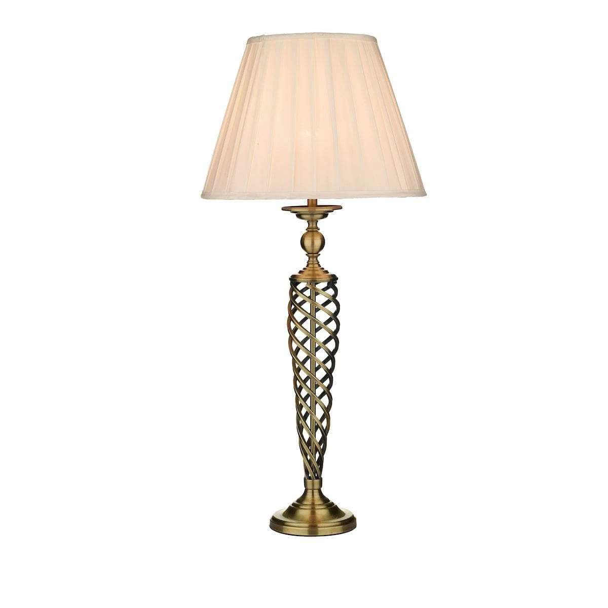 Zaragoza Table Lamp Complete With Shade Antique Brass 5 Zaragoza Table Lamp Complete With Shade Antique Brass - Image 3