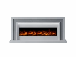 Bespoke Fireplaces Zenith Marble 1300 S Suite 26 Bespoke Fireplaces Zenith Marble 1300 S Suite -Taskers Sale Shop Zenith 1300 Polar White and Italian Grey