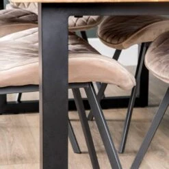 Lincoln Extending Table + 6 Vancouver Taupe Chairs -Taskers Sale Shop baker lincoln ext table 6 vancouver taupe chairs 31208926117974