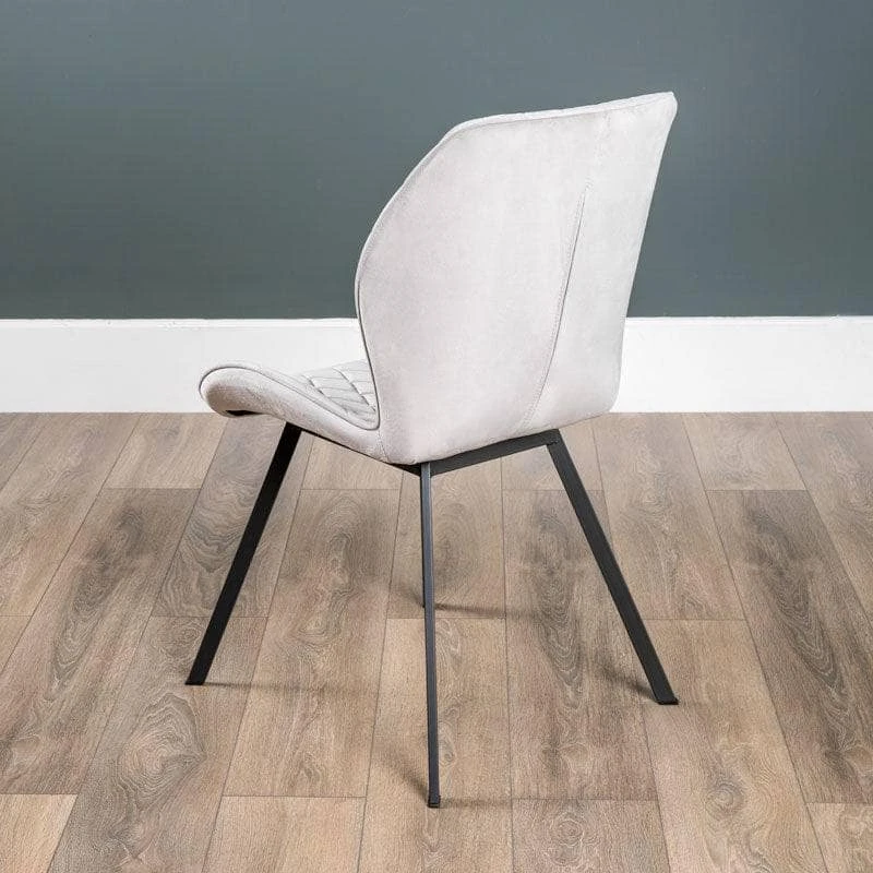 Lincoln Extendable Dining Table Set With 4 Vancouver Silver Chairs 15 Lincoln Extendable Dining Table Set With 4 Vancouver Silver Chairs - Image 13