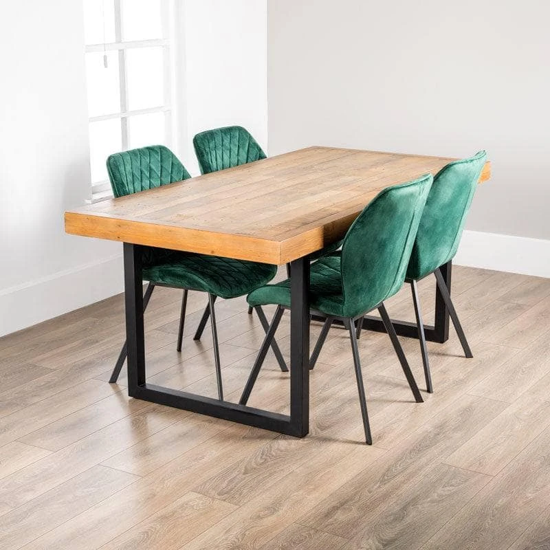 Lincoln Fixed Table & Vancouver Emerald Chairs - Multiple Configurations 4 Lincoln Fixed Table & Vancouver Emerald Chairs - Multiple Configurations - Image 2