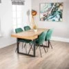 Lincoln Fixed Table & Vancouver Emerald Chairs - Multiple Configurations -Taskers Sale Shop baker lincoln fixed table 4 vancouver emerald chairs multiple configurations 31187997589590