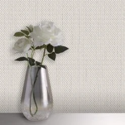 Belgravia Amelie Beige Textured Wallpaper - 3007