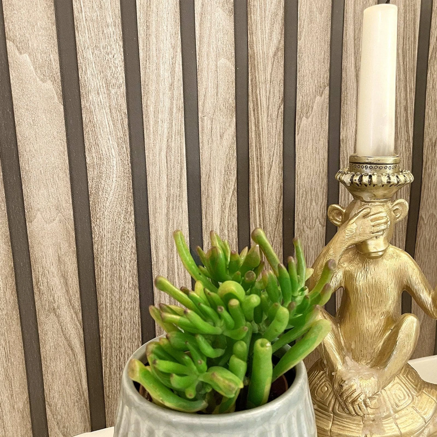 Belgravia Woodslat Light Oak Wallpaper - 2921 5 Belgravia Woodslat Light Oak Wallpaper - 2921 - Image 3