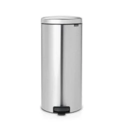Brabantia Matt Steel Fingerprint Proof 30L Pedal Bin