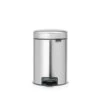 Brabantia Matt Steel Fingerprint Proof 3L Pedal Bin