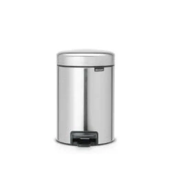Brabantia Matt Steel Fingerprint Proof 3L Pedal Bin