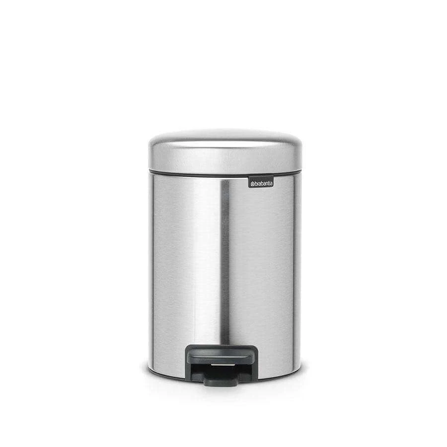 Brabantia Matt Steel Fingerprint Proof 3L Pedal Bin 3 Brabantia Matt Steel Fingerprint Proof 3L Pedal Bin