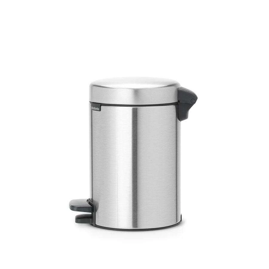 Brabantia Matt Steel Fingerprint Proof 3L Pedal Bin 4 Brabantia Matt Steel Fingerprint Proof 3L Pedal Bin - Image 2