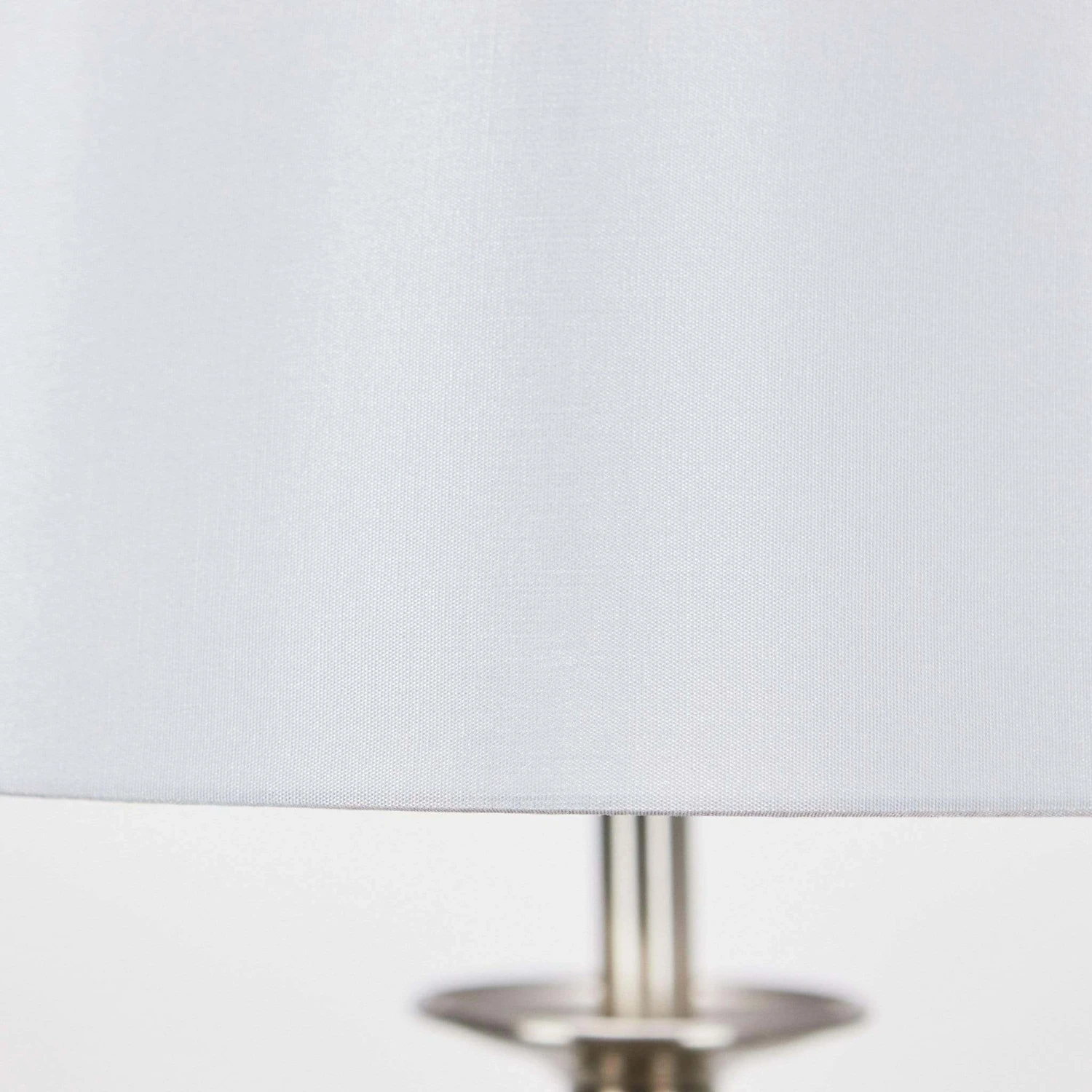 Malaga Floor Lamp Satin Chrome Cream Shade 5 Malaga Floor Lamp Satin Chrome Cream Shade - Image 3