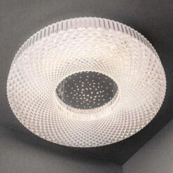 Oviedo Acrylic Medium Flush Led Ceiling Light