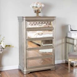Clio Tall 5 Drawer Chest