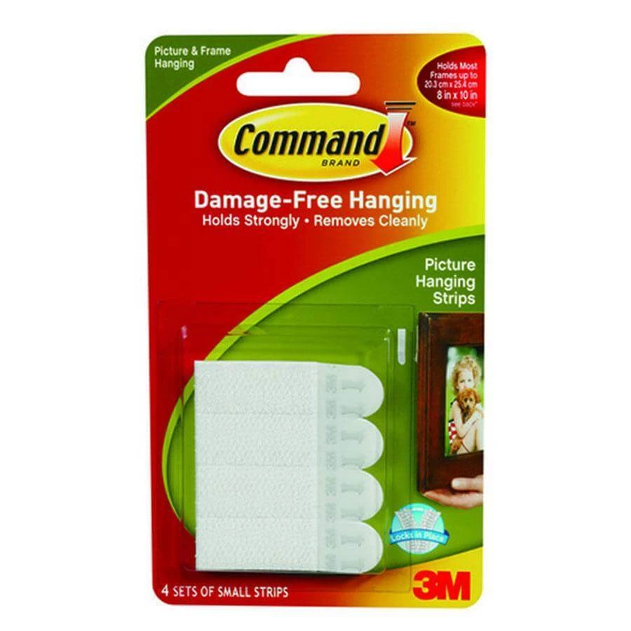 Command Picture Hanging Strips - Small 3 Command Picture Hanging Strips - Small