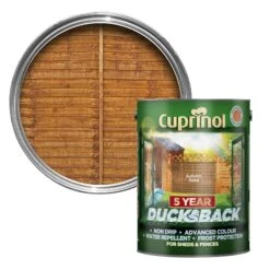 Cuprinol Ducks Back Autumn Gold Fence Paint 5L