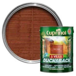 Cuprinol Ducks Back Rich Cedar Fence Paint 5L