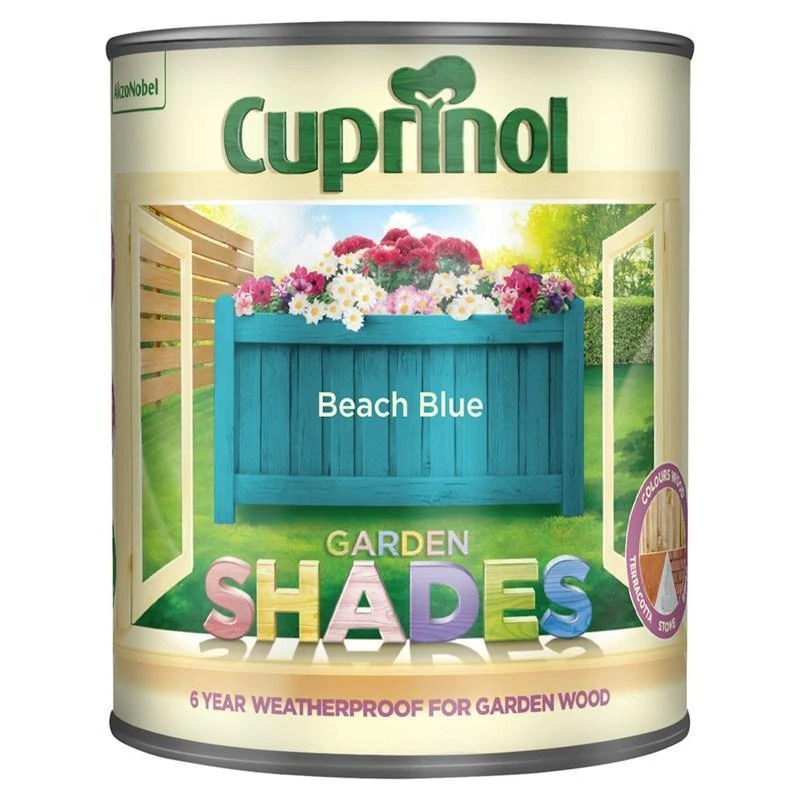 Cuprinol Garden Shades 1L - Beach Blue 4 Cuprinol Garden Shades 1L - Beach Blue - Image 2