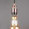 Dale Antique Copper Cable Suspension Ceiling Light