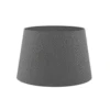 Logrono Tapered Slate Grey Faux Silk Drum Shade -Taskers Sale Shop dar cez1639 cezanne tapered 40cm slate grey faux silk drum shade dar cez1639 cezanne tapered 40cm slate grey faux silk drum shade 28495009874006
